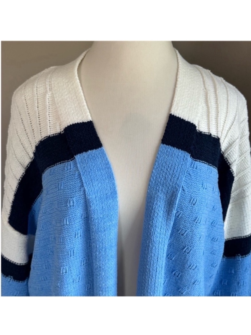 Maurices Striped Chenille Cardigan - Picture 4 of 10